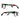 Vista de perfil de gafas de acetato Bad Simon. Las varillas muestran un diseño de cómic con la mirada de ojos verdes del Joker, grandes letras verdes, la icónica frase "WHY SO SERIOUS?" en rojo brillante y un pequeño dibujo lineal del personaje cerca de las puntas.